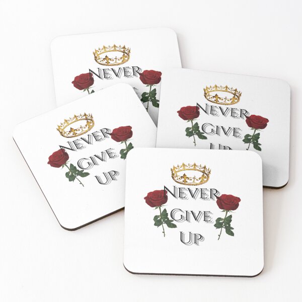 Item preview, Never give up designed and sold by MrOrbitCreative.