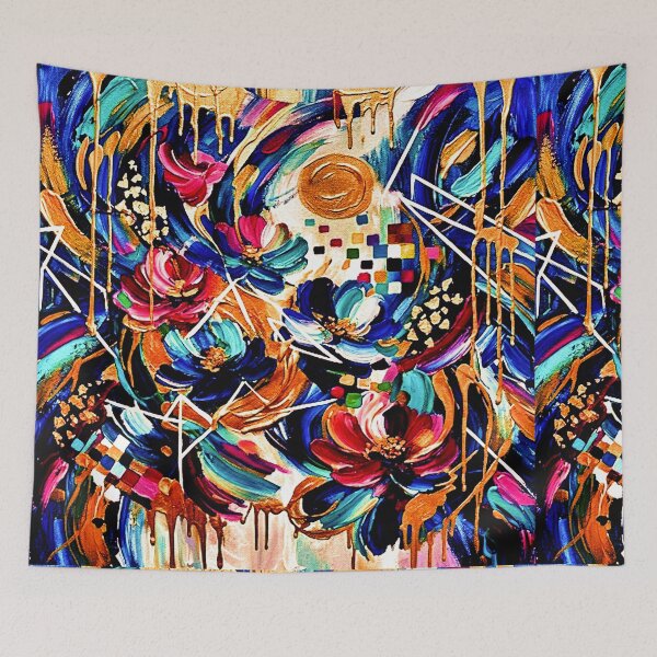Item preview, Colorful Abstract Floral Swirls designed and sold by Natalie Holland.
