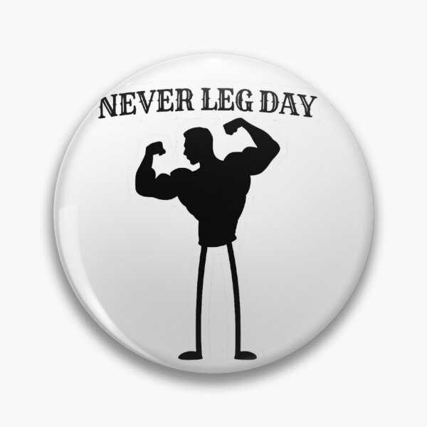 Item preview, Never Leg Day Funny Gym Humor Skipping Leg Day Meme designed and sold by Digistore1221.