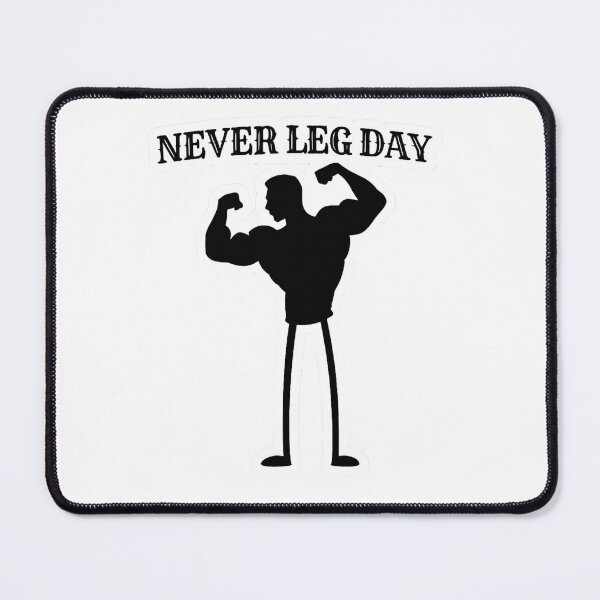 Item preview, Never Leg Day Funny Gym Humor Skipping Leg Day Meme designed and sold by Digistore1221.