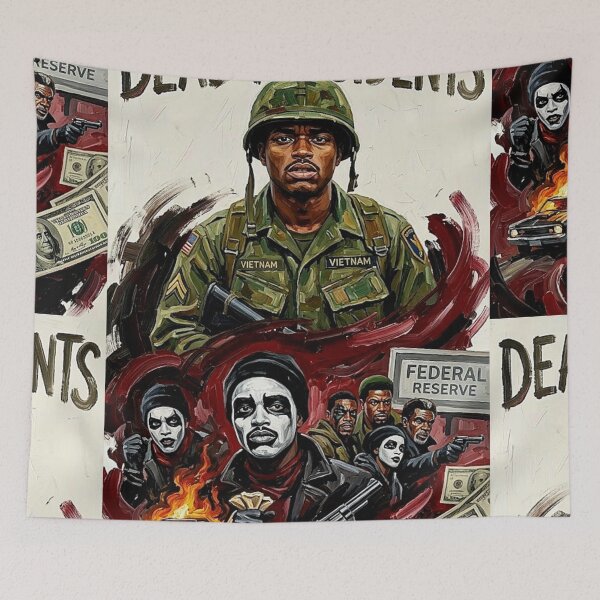 Item preview, The Price of Survival – Dead Presidents Fine Art Print designed and sold by Art's Diner.