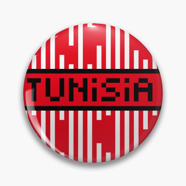 Item preview, TUNISIA — Tunisia Soccer & Flag Pride Gift | Retro Pixel Art Word designed and sold by Mouremandier.