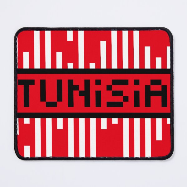 Item preview, TUNISIA — Tunisia Soccer & Flag Pride Gift | Retro Pixel Art Word designed and sold by Mouremandier.