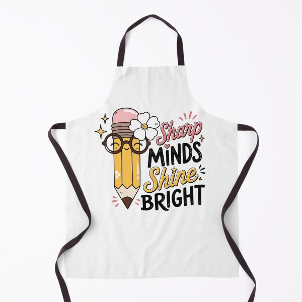 Item preview, Sharp Minds Shine Bright Teacher designed and sold by Comfy Creations.