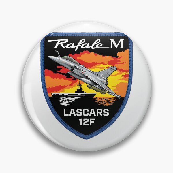 Item preview, Flottille 12F Lascars Rafale M Military Patch Design designed and sold by CharlieDesings.