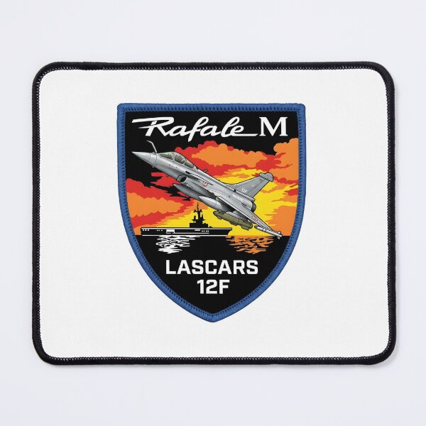 Item preview, Flottille 12F Lascars Rafale M Military Patch Design designed and sold by CharlieDesings.