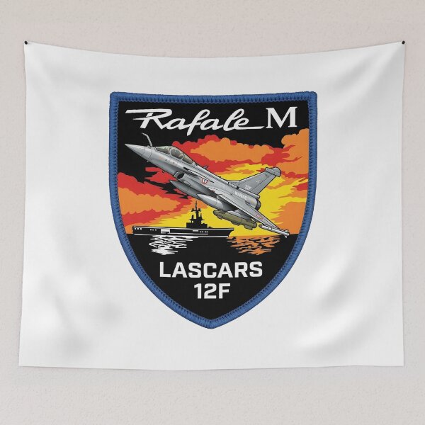 Item preview, Flottille 12F Lascars Rafale M Military Patch Design designed and sold by CharlieDesings.
