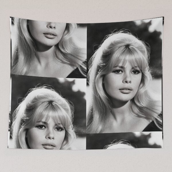 Item preview, Character - Portrait Melancholic Gaze Raised BW Elegant designed and sold by Beat-It.