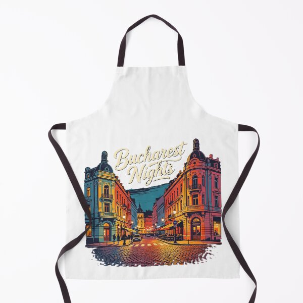 Item preview, Bucharest Nights – Old Town Evening Scene designed and sold by VladisWorld.