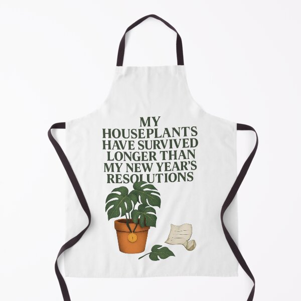 Item preview, My Houseplants Survived Longer Than My Resolutions — Funny Plant Parent Humor Desig designed and sold by EXATEES ⭐⭐⭐⭐⭐.