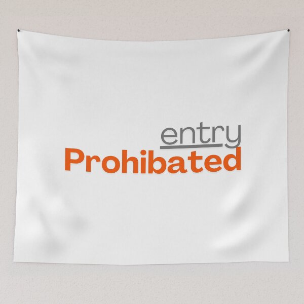 Item preview, Entry prohibated designed and sold by ArtistTejal.