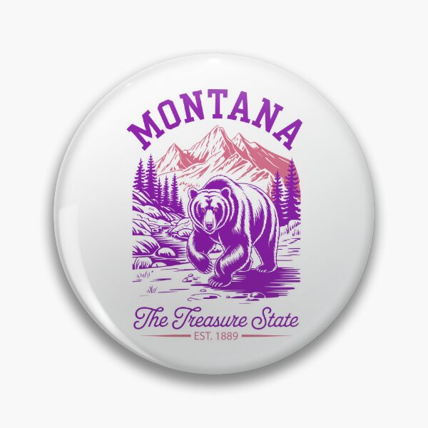Item preview, Montana The Treasure State designed and sold by Whereiskim.