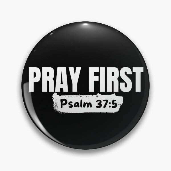 Item preview, Pray First – Christian Prayer - White Typography Design designed and sold by MoriaStore.