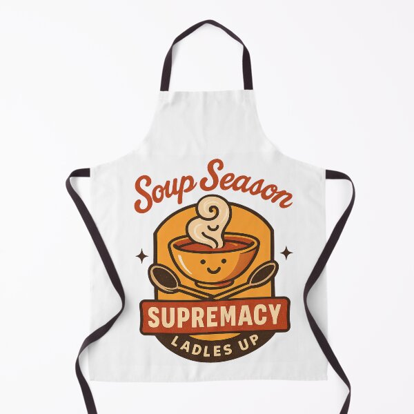 Item preview, Soup Season Supremacy Retro Diner Badge — Funny Cozy Fall Soup Lover Design designed and sold by EXATEES ⭐⭐⭐⭐⭐.