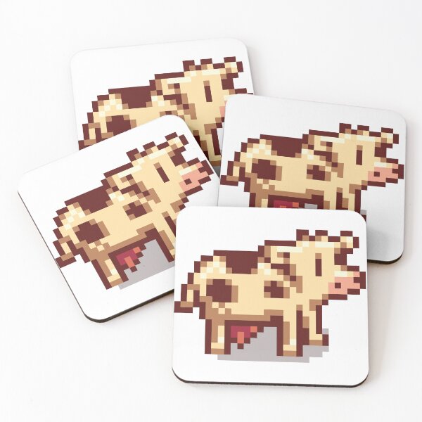 Item preview, Stardew Valley stickers - cow designed and sold by Stardewwlove.