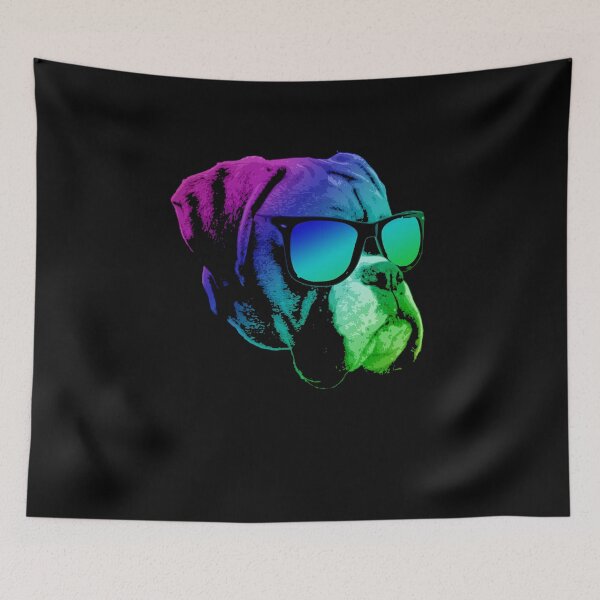 Item preview, Vibrant Pop Art Dog with Cool Sunglasses Design designed and sold by marke770.