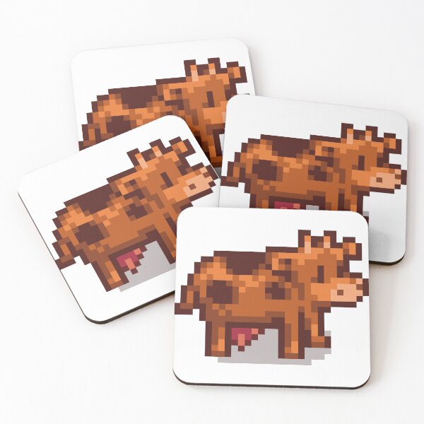 Item preview, Stardew Valley stickers - cow designed and sold by Stardewwlove.