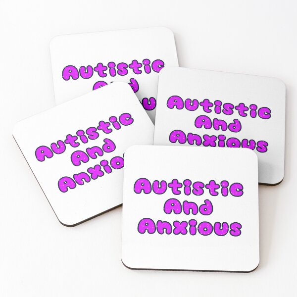 Item preview, Pink Autistic and Anxious designed and sold by GreenDelusional.