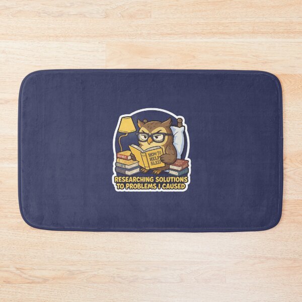 Item preview, Researching Solutions To Problems I Caused Owl Funny Design designed and sold by BooDesignStudio.