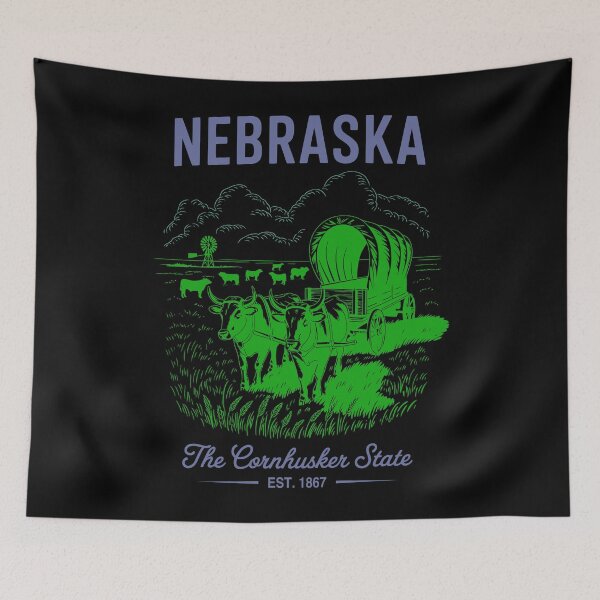 Item preview, Nebraska The Cornhusker State designed and sold by Whereiskim.