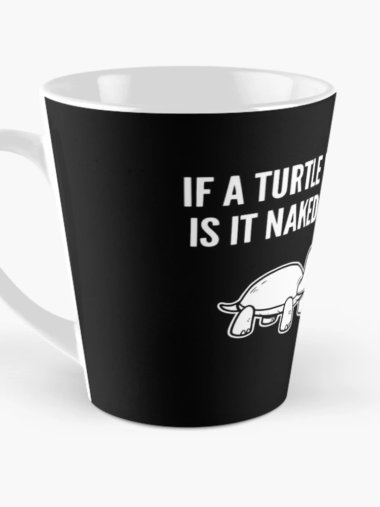 Thumbnail 3 of 4, Coffee Mug, Turtle Without Shell Funny Question designed and sold by RamyGallery.