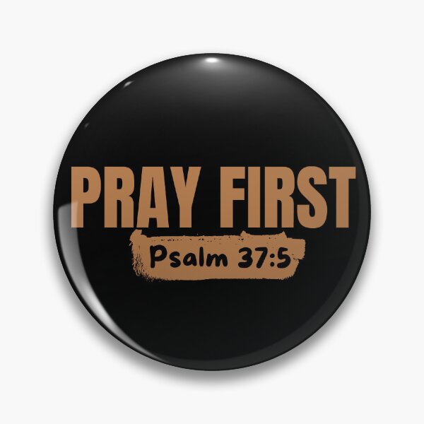 Item preview, Pray First – Christian Prayer - Brown Typography Design designed and sold by MoriaStore.