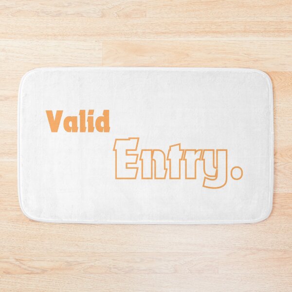 Item preview, Valid entry. designed and sold by ArtistTejal.