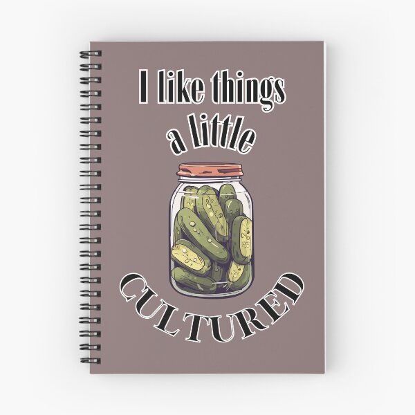 Item preview, I Like Things A Little Cultured Design For Pickles Lovers designed and sold by Glitch-Cult.
