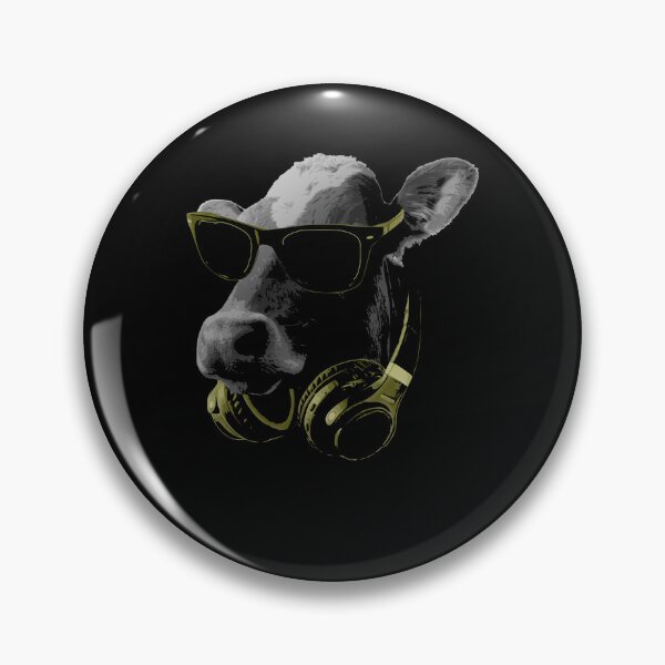 Item preview, Chill Cow Sunglasses Headphones Music Lover designed and sold by marke770.