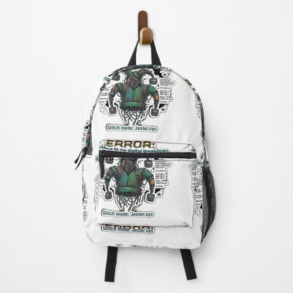 Item preview, ERROR: Welcome To My Digital Breakdown Glitch Jester designed and sold by Fatomfatom.