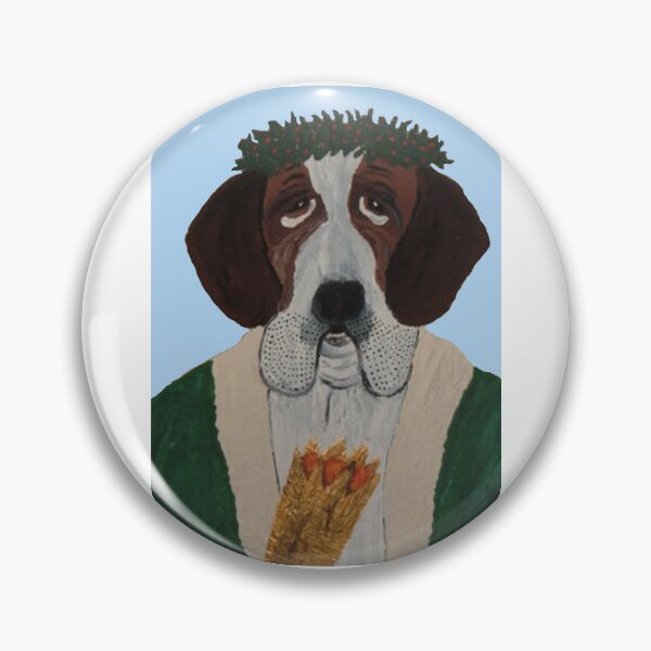 Item preview, Saint Bernard Father Christmas designed and sold by Squirreldumplings.