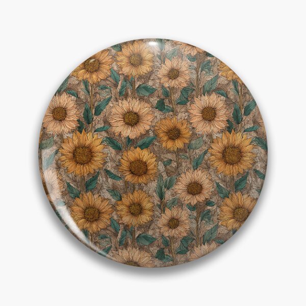 Item preview, Delicate Sunflower Print - Flower Floral Pattern - Baptism Gifts designed and sold by RoyalStarsPatts.