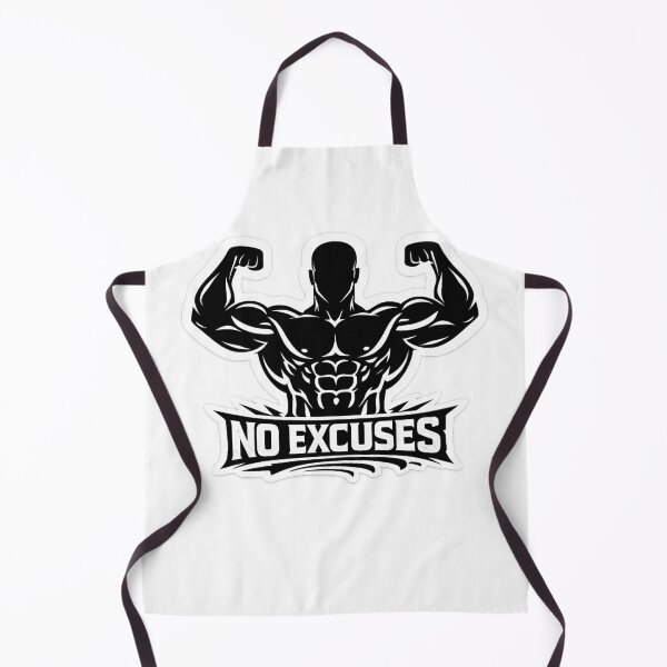 Item preview, No Excuses Bodybuilding Fitness Motivation Silhouette Gym designed and sold by Digistore1221.
