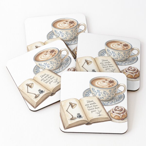 Item preview, Cozy Latte and Mindful Reading Corner designed and sold by sanorastyle.
