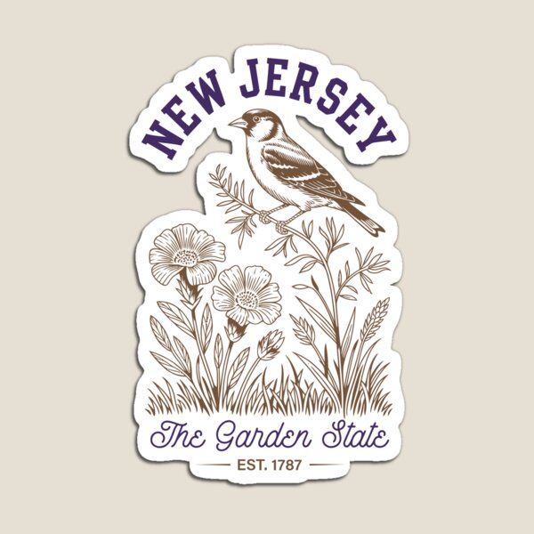 Item preview, New Jersey The Garden State designed and sold by Whereiskim.