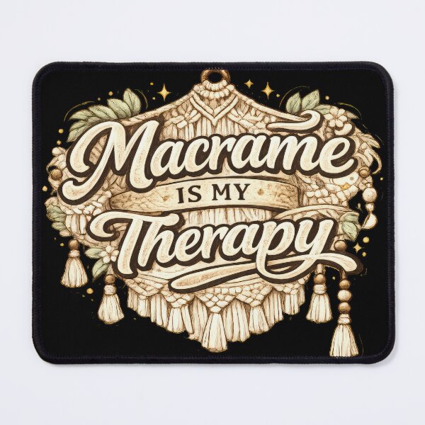 Item preview, Macrame Is My Therapy designed and sold by Elisabeth Lucas.