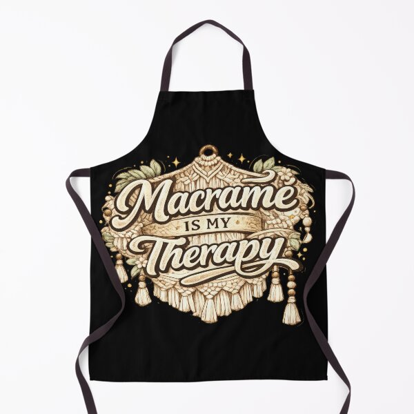 Item preview, Macrame Is My Therapy designed and sold by Elisabeth Lucas.