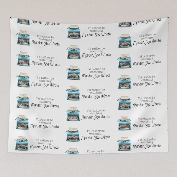 Item preview, I’d Rather Be Watching… (Blue on White) designed and sold by PawsitiveMum3.