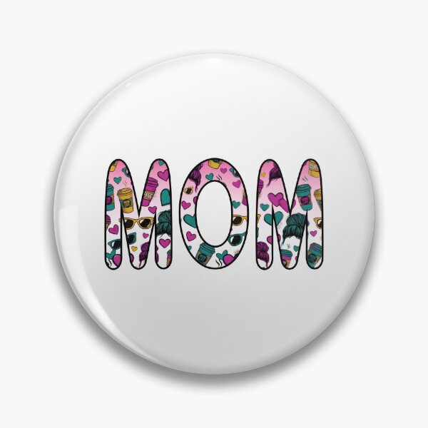 Item preview, Mom - messy bun and coffee designed and sold by Ink & Void Co..