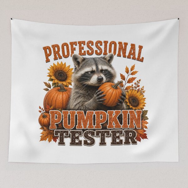Item preview, Professional Pumpkin Tester Raccoon designed and sold by HippyRikky.