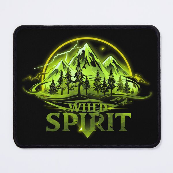 Item preview, Wild Spirit Mountain Forest Neon Nature Adventure Design designed and sold by DervoTeck2767.