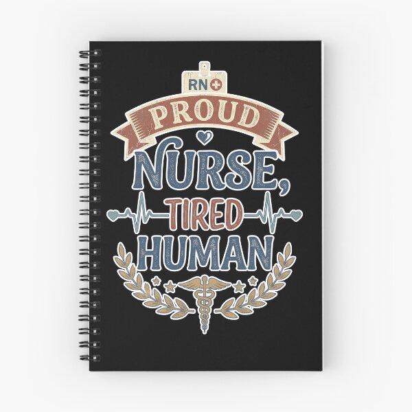 Item preview, Proud Nurse, Tired Human - Nurse Support Design designed and sold by DesignedByMarty.