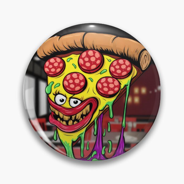 Item preview, Animated pizza. designed and sold by MyHappyArtShop.