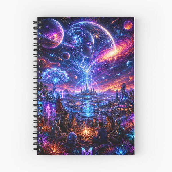 Item preview, Cosmic Galaxy City Fantasy Planet Space Landscape designed and sold by bbbpetr100.