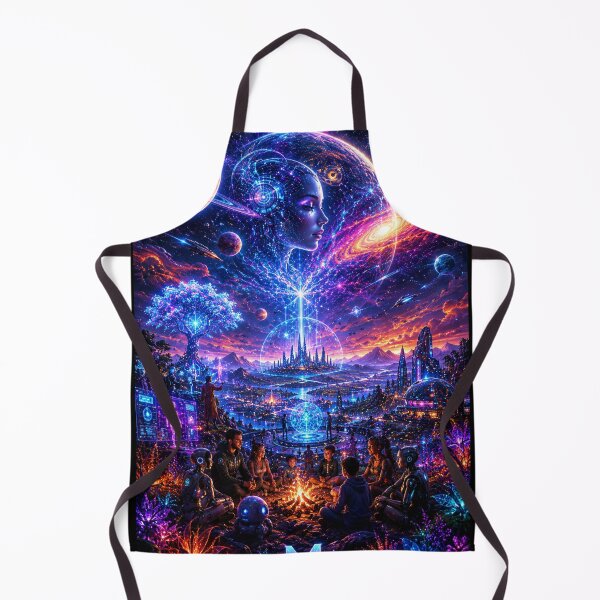 Item preview, Cosmic Galaxy City Fantasy Planet Space Landscape designed and sold by bbbpetr100.