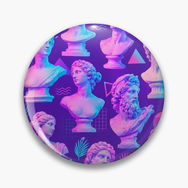 Item preview, Neon Classical Statues Pattern designed and sold by Owcomm.