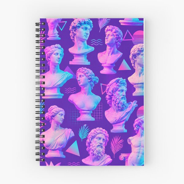 Item preview, Neon Classical Statues Pattern designed and sold by Owcomm.