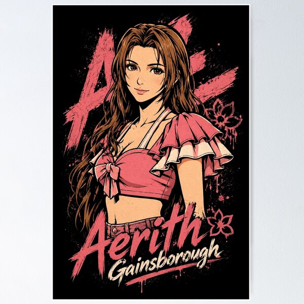 Item preview, Summer - Aerith Gainsborough designed and sold by superhetero.