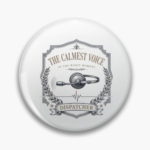 Item preview, 911 Dispatcher The Calmest Voice in the Worst Moment — Emergency Dispatcher Pride Gift designed and sold by EXATEES  ⭐⭐⭐⭐⭐.