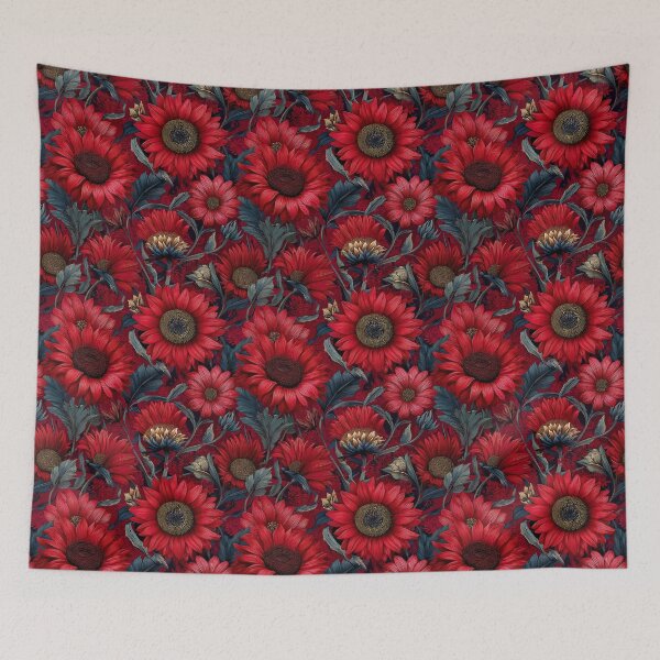 Item preview, Whimsical Sunflower Print  - Retro Flower Floral - Best Gifts For Mom designed and sold by RoyalStarsPatts.
